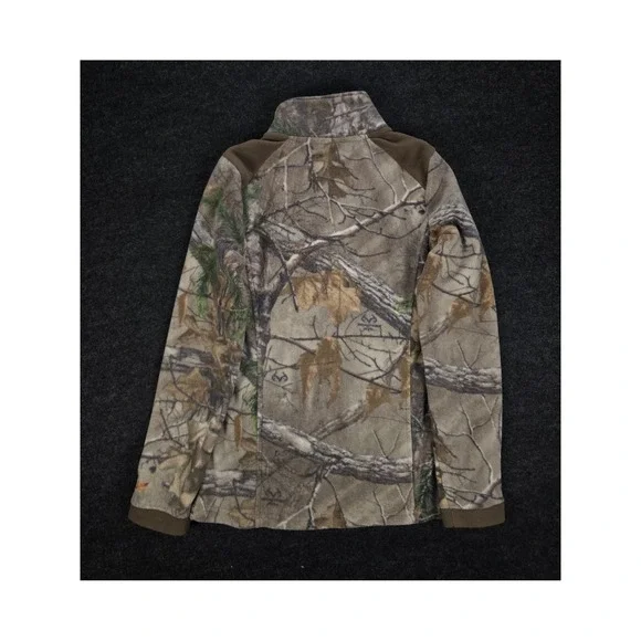She Outdoor Womens Camo Fleece Hunting Jacket Full Zip Realtree Style Size XS - Picture 5 of 12